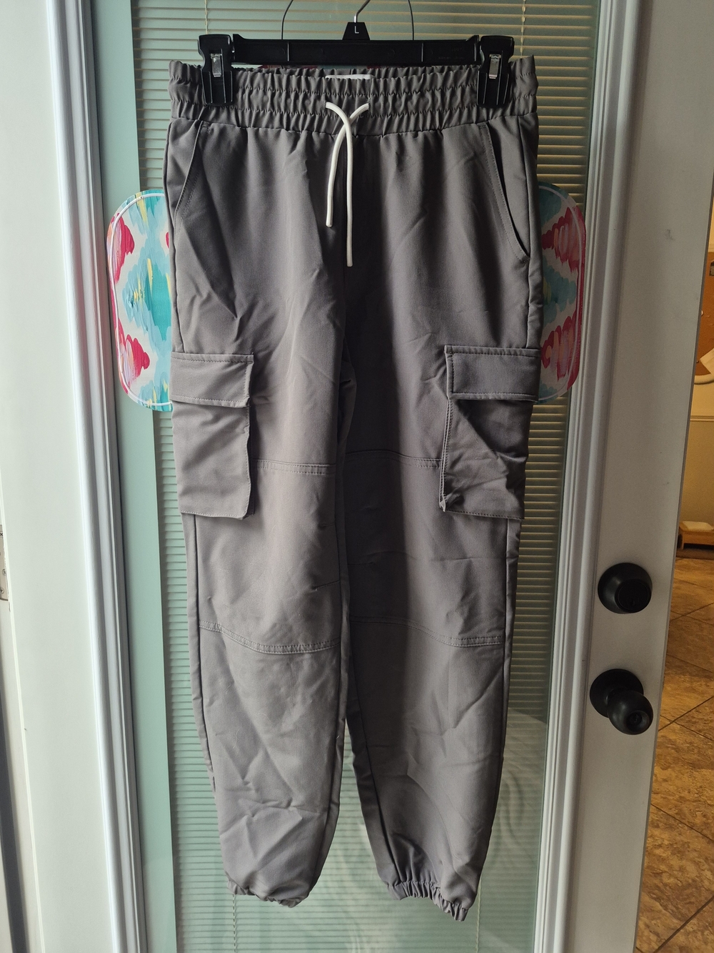 Men's Cargo Jogger Pants - Gray